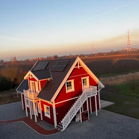 アパート Muggelhuus Loft Mit Elbdeichblick Im Alten Land Und Mit Wallbox