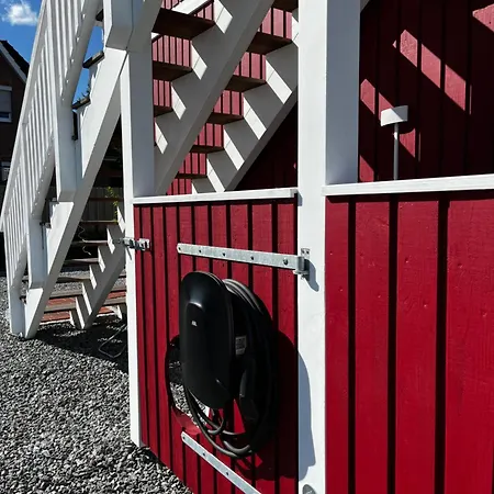 Muggelhuus Loft Mit Elbdeichblick Im Alten Land Und Mit Wallbox Hollern-Twielenfleth