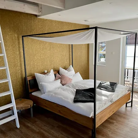Daire Muggelhuus Loft Mit Elbdeichblick Im Alten Land Und Mit Wallbox *