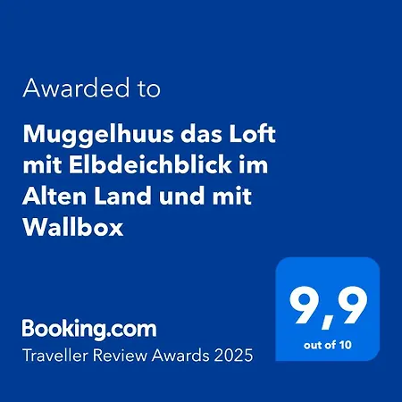 Muggelhuus Loft Mit Elbdeichblick Im Alten Land Und Mit Wallbox Apartment Twielenfleth