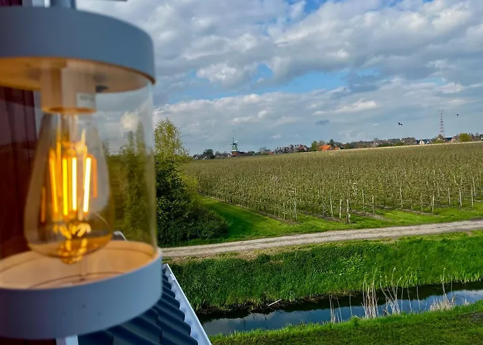 Muggelhuus Loft Mit Elbdeichblick Im Alten Land Und Mit Wallbox * Hollern-Twielenfleth
