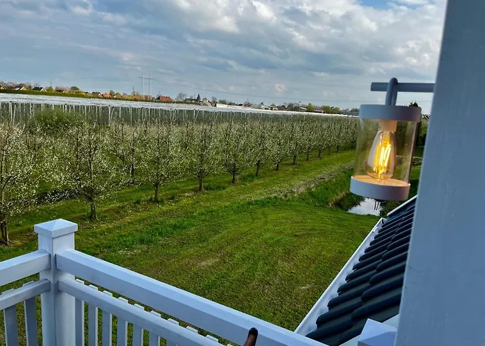 Muggelhuus Loft Mit Elbdeichblick Im Alten Land Und Mit Wallbox 아파트 *